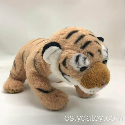 Lindos juguetes de peluche de tigre de lujoso